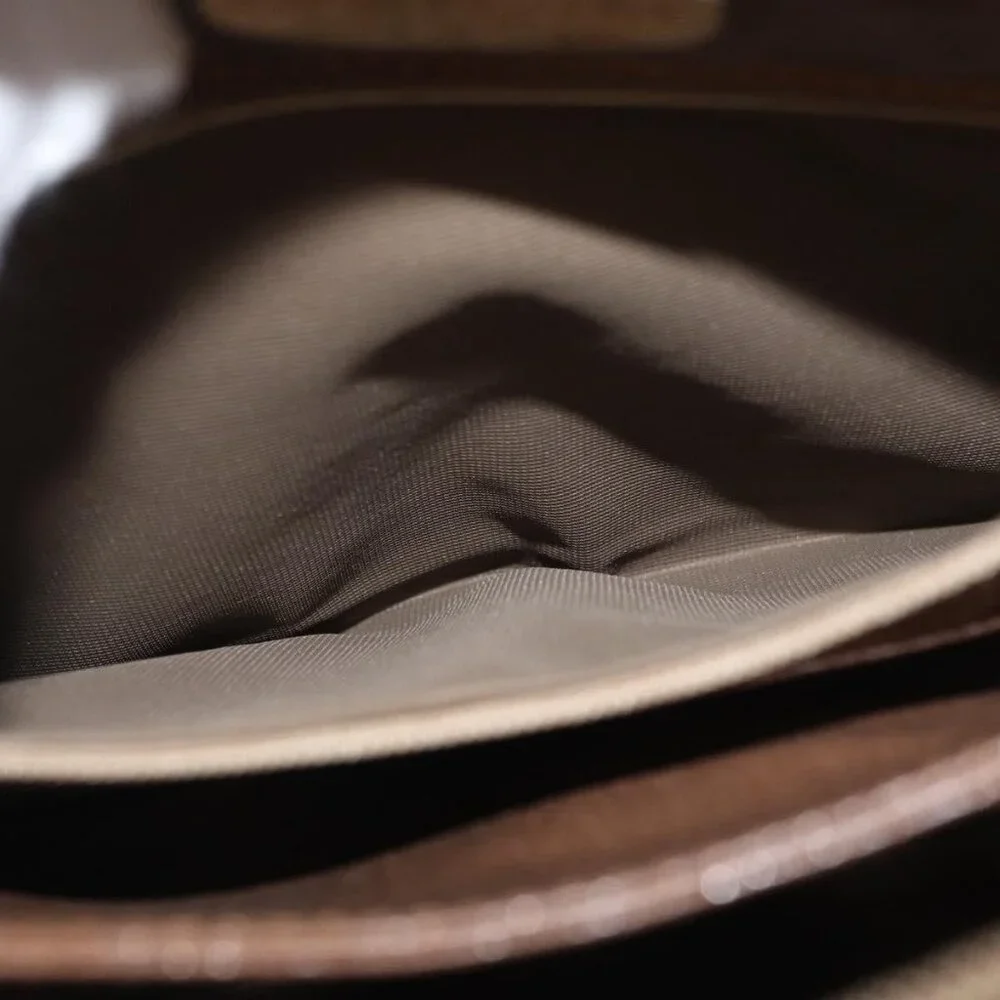 Authentic GIVENCHY Shoulder Bag PVC Canvas Beige Gold - Picture 4 of 16